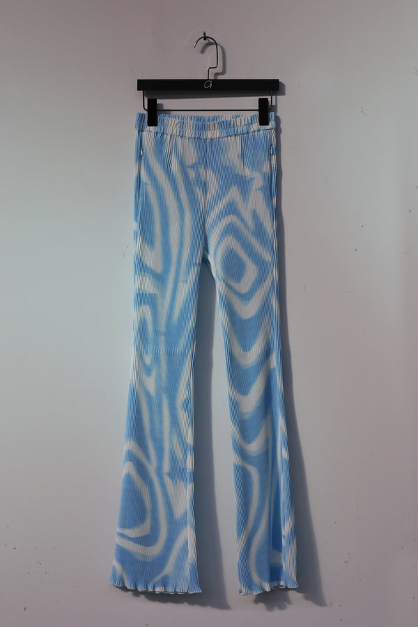 CHENPENG Pleated Hara Pants CP21AWB008CPC360 Aqua Blue